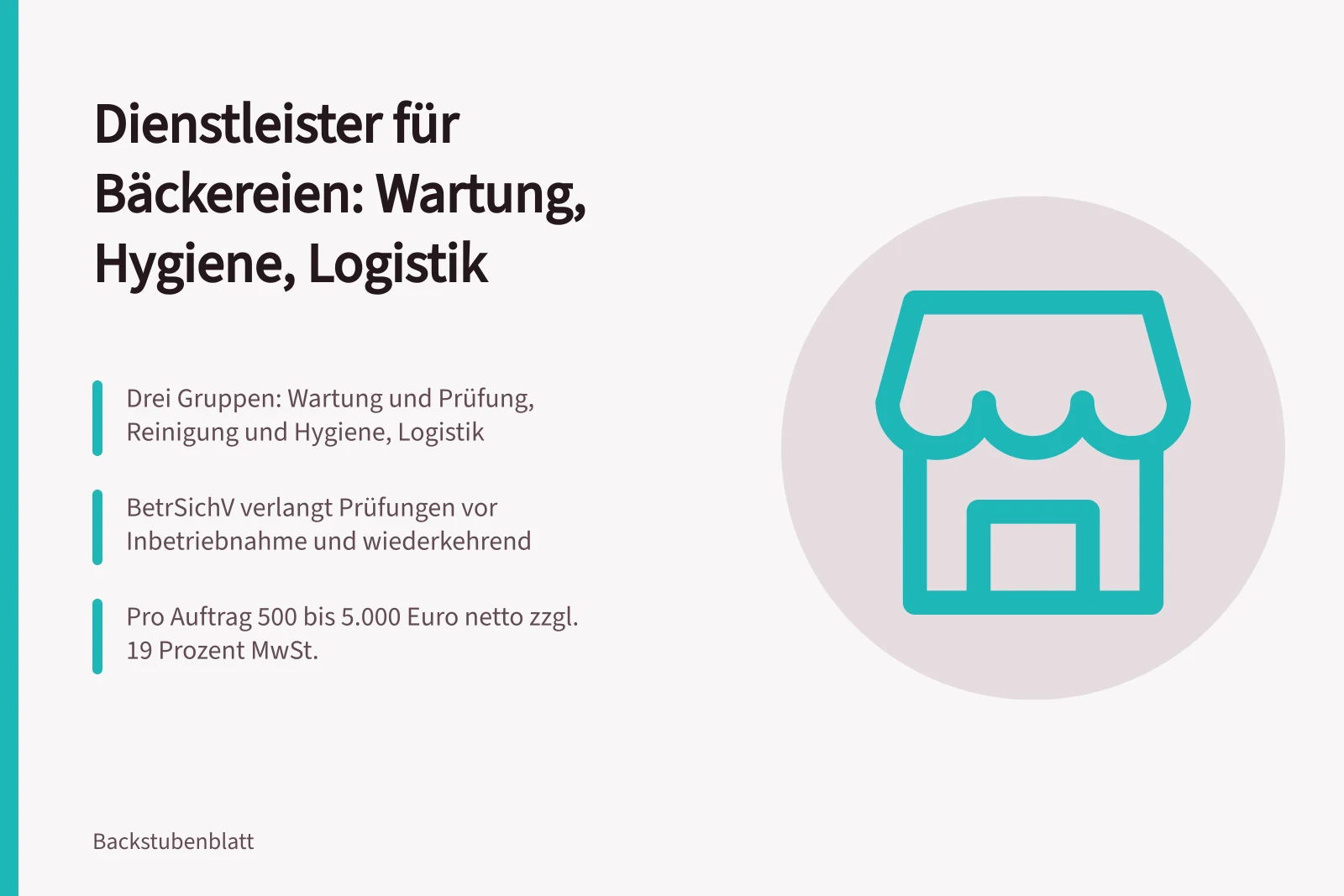 Dienstleister für Bäckereien in Wartung, Hygiene und Logistik