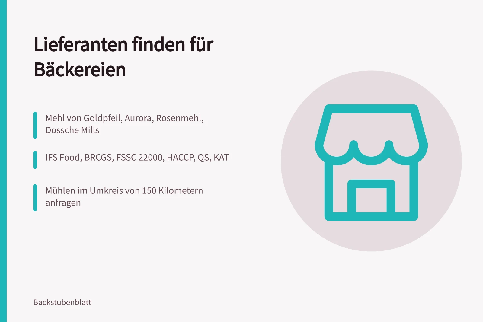 Checkliste und Kriterien zur Auswahl von Lieferanten für Bäckereien