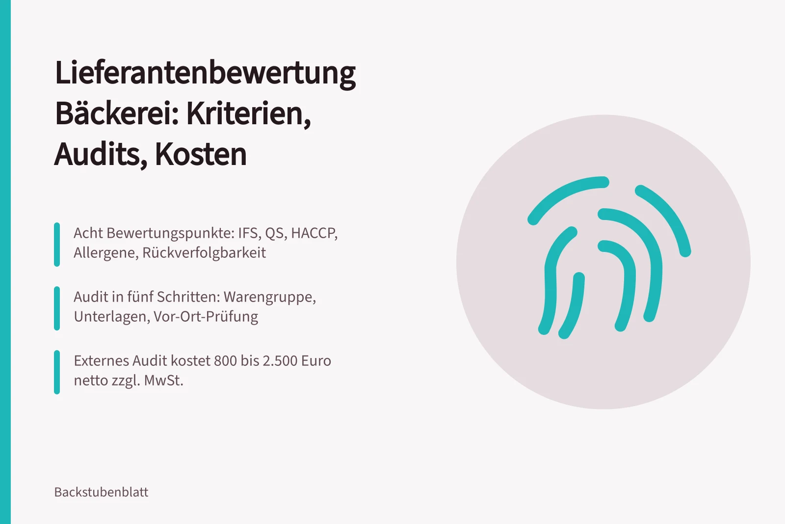 Lieferantenbewertung Bäckerei mit Checkliste für Audits und Nachweise